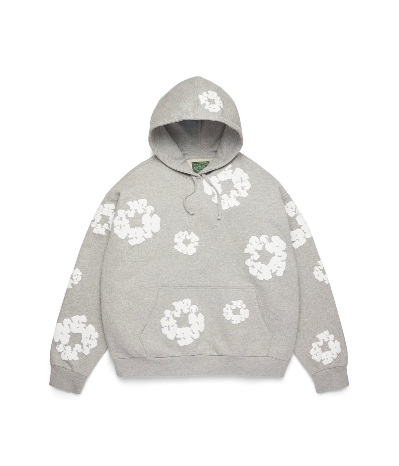 COTTON WREATH HOODIE GREY