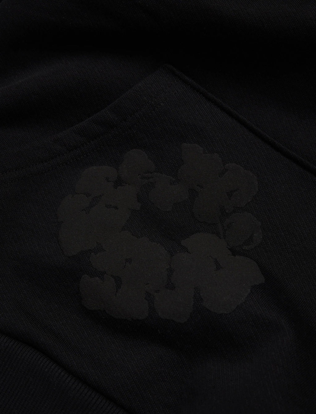 COTTON WREATH HOODIE BLACK