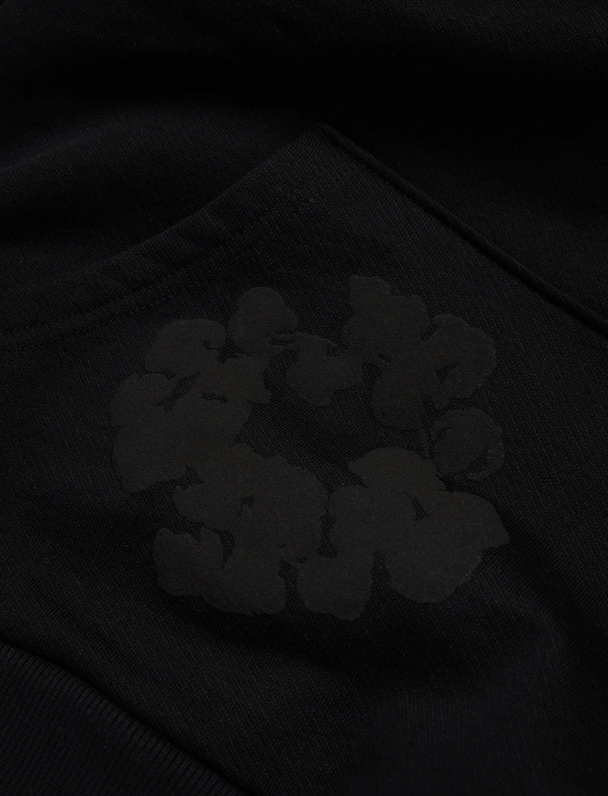 COTTON WREATH HOODIE BLACK