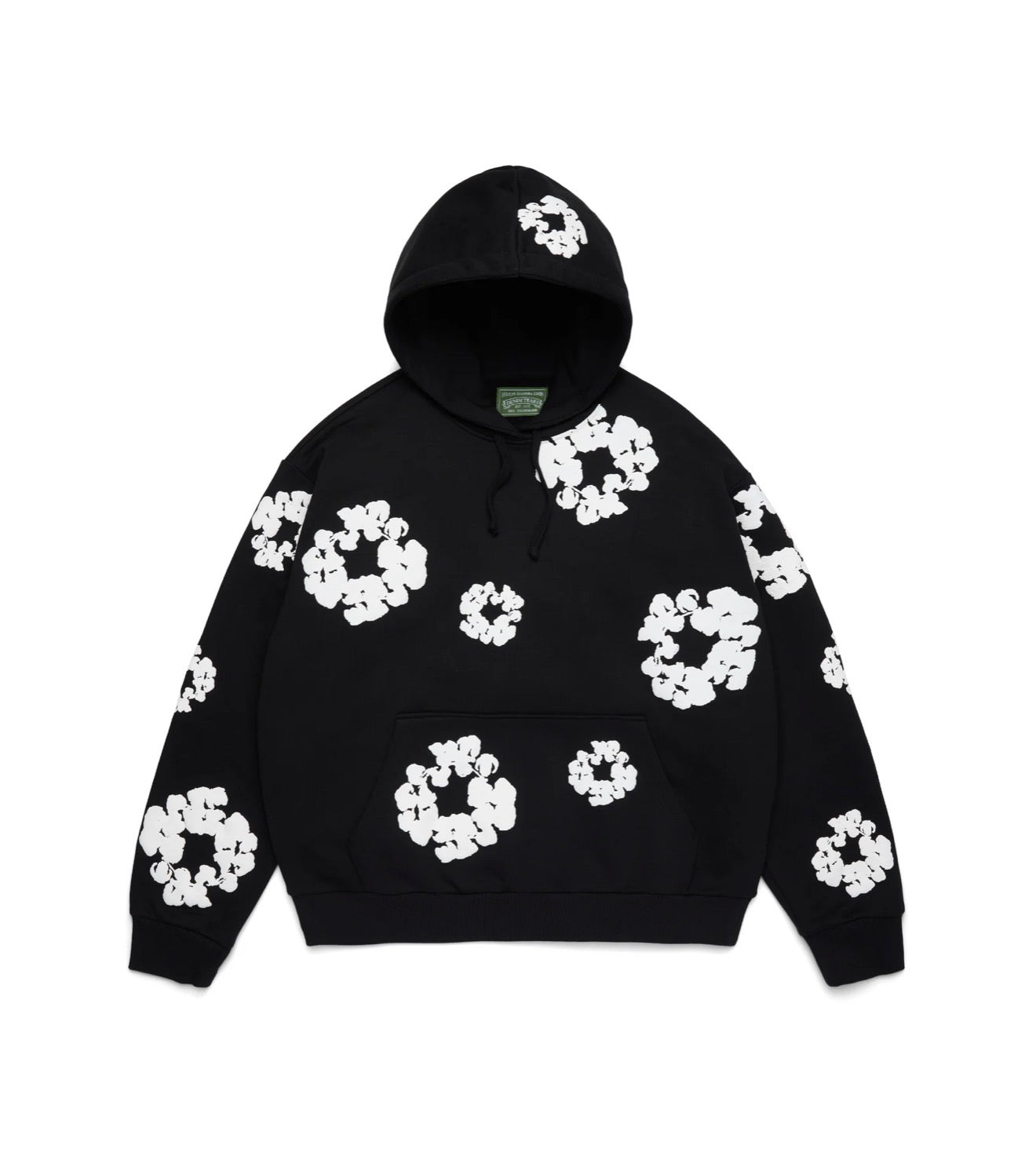 COTTON WREATH HOODIE BLACK