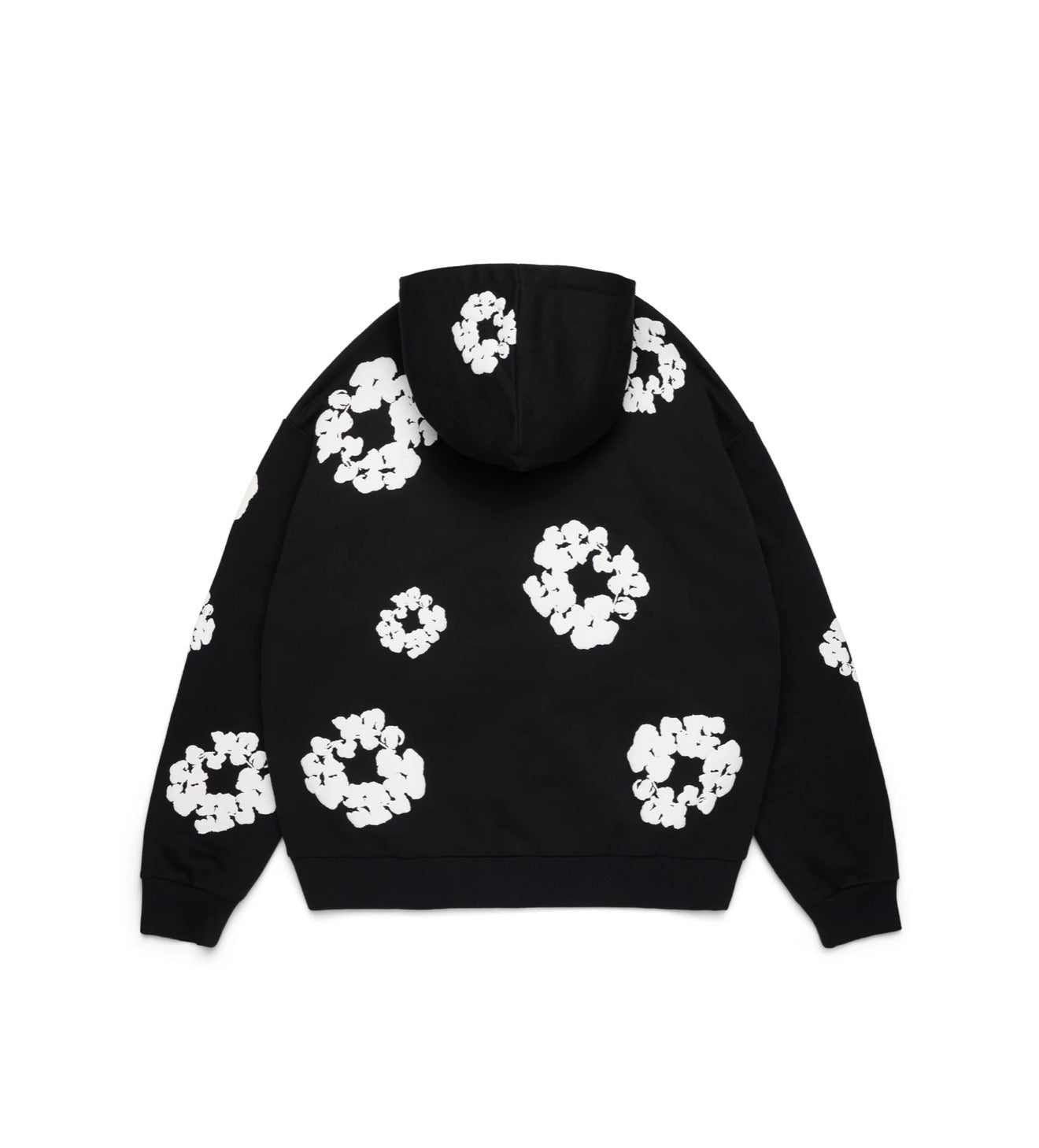 COTTON WREATH HOODIE BLACK