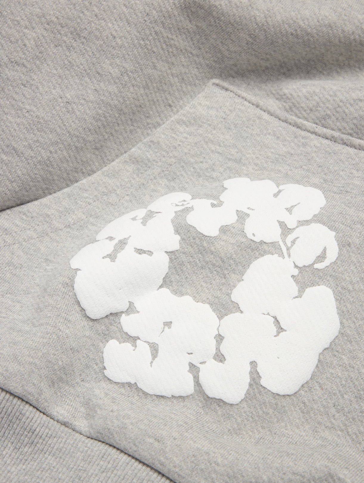 COTTON WREATH HOODIE GREY
